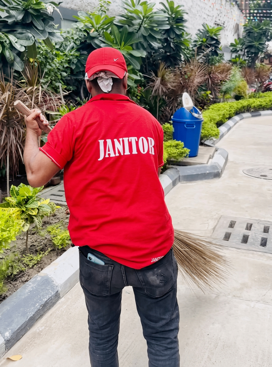 JANITORIAL team at work