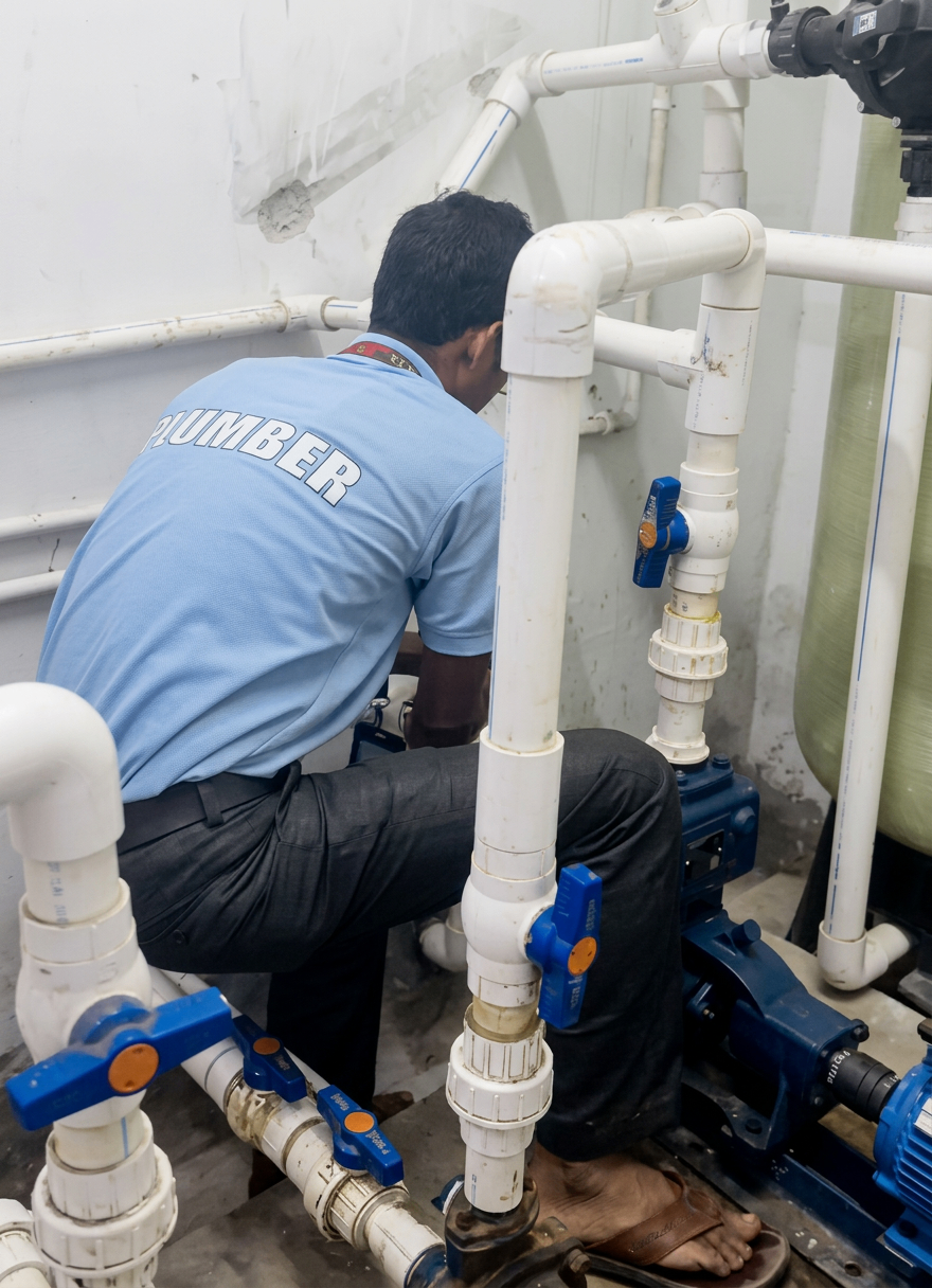PLUMBING team at work
